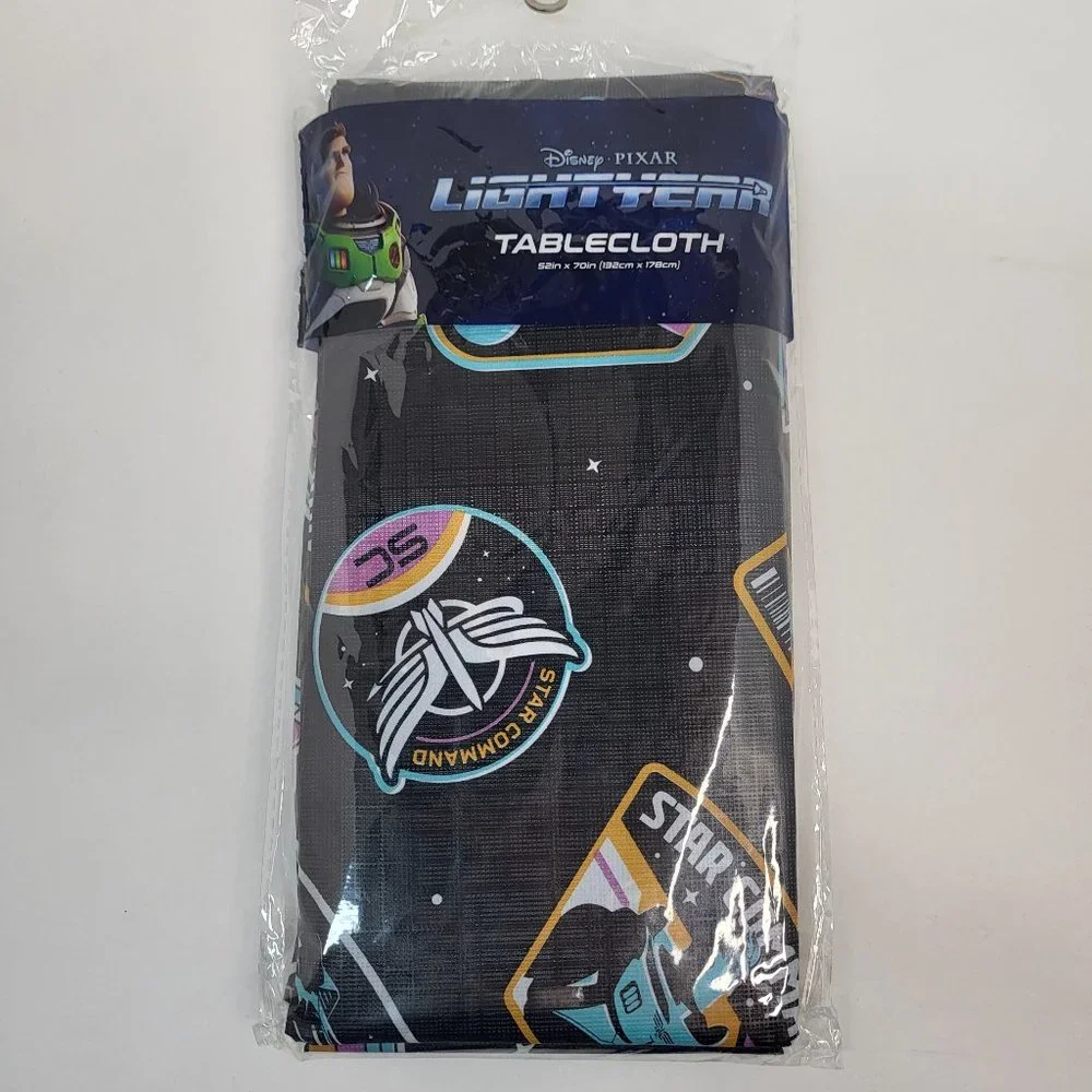 New Disney‎ Pixar Lightyear Star Command Tablecloth 52x70in Party Decor